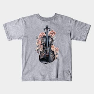 Blooming Violin Kids T-Shirt